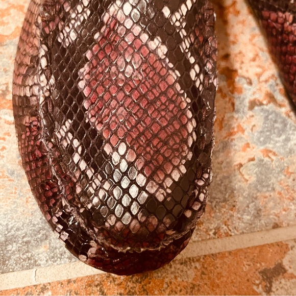 👞Italian Leather Snake Print Hand Sewn Loafers by  Attilio Giusti Leombrun - Picture 10 of 15